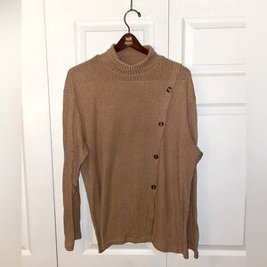 SHEIN Curve Sweater with Buttons